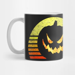 halloween scary evil pumpkin funny pumpkin head Mug